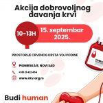 Најава акције добровољног давања крви