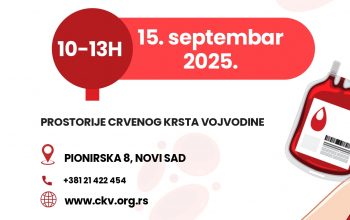 Најава акције добровољног давања крви